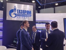 Петербургский международный газовый форум 2021, работа на стенде ООО "Газпром ГНП холдинг"